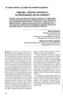 Uganda: ¿salarios mínimos o la minimización de los salarios?