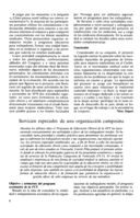 Servicios especiales de una organización campesina