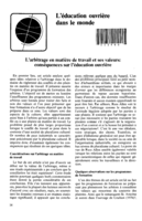 L'arbitrage en matière de travail et ses valeurs: conséquences sur l'éducation ouvrière