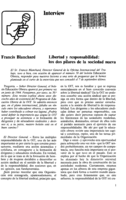 Libertad y responsabilidad: los dos pilares de la sociedad nueva