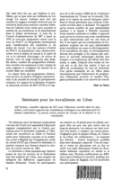 Séminaire pour les travailleuses au Liban