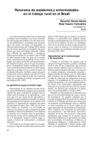 Panorama de accidentes y enfermedades en el trabajo rural en el Brasil