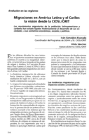 Migraciones en América Latina y el Caribe: la visión desde la CIOS/ORIT
