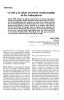 La vida y la salud, derechos fundamentales de los trabajadores