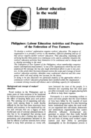 Labour education activities and prospects of the Federation of Free Farmers: Philippines