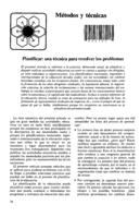 Planificar: una técnica para resolver los problemas