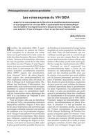 Les voies express du VIH/SIDA