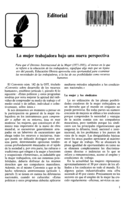 La mujer trabajadora bajo una nueva perspectiva