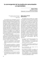 La convergencia de los medios de comunicación y el periodismo