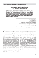 Ouganda: salaires minima ou salaires minimisés?