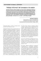 Trabajo informal: del concepto a la acción