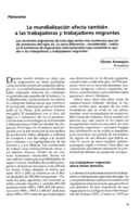 La mundialización afecta también a las trabajadoras y trabajadores migrantes