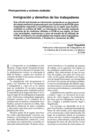 Inmigración y derechos de los trabajadores