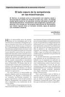 El lado oscuro de la competencia en las microfinanzas