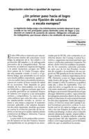 ¿Un primer paso hacia el logro de una fijación de salarios a escala Europea?