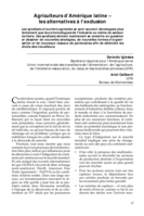 Agriculteurs d'Amérique latine: les alternatives à l'exclusion