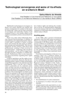 Technological convergence and some of its effects on workers in Brazil