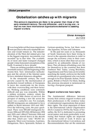 Globalization catches up with migrants