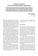 Decent work and international commodity agreements