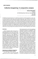 Collective bargaining: a comparative analysis : Latin America