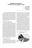 Pesticides in agriculture: the extent of the problem in Asia