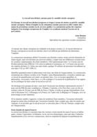 Le travail non déclaré: menace pour le "modèle social" européen
