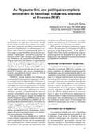Au Royaume-Uni, une politique exemplaire en matière de handicap: industries, sciences et finances (MSF)