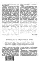 Seminario para las trabajadoras en el Líbano