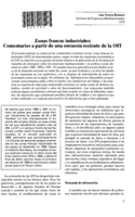 Zonas francas industriales: comentarios a partir de una encuesta reciente de la OIT
