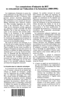 Les commissions d'industrie du BIT se concentrent sur l'éducation et la formation (1989-1991)