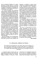 La educación sindical en Suecia