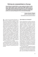 Políticas de empleabilidad en Europa