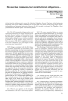 No coercive measures, but constitutional obligations...