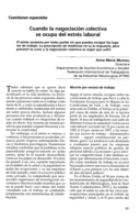 Cuando la negociación colectiva se ocupa del estrés laboral