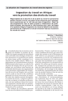 Inspection du travail en Afrique: vers la promotion des droits du travail