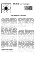 Union education: a case study