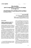 Diez desafíos para la seguridad y la salud en el trabajo en el siglo XXI
