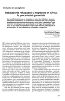 Trabajadores refugiados y migrantes en Africa: la precariedad garantida