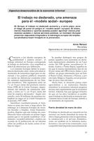 El trabajo no declarado, una amenaza para el "modelo social" europeo