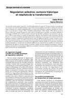 Négociation collective: contexte historique et résultats de la transformation : Europe centrale et orientale