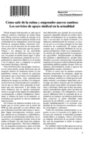 Cómo salir de la rutina y emprender nuevos rumbos: los servicios de apoyo sindical en la actualidad