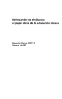 La educación y la formación sindical en América Latina