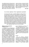 Services spéciaux d'une organisation paysanne