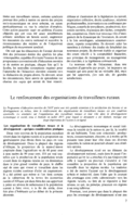 Le renforcement des organisations de travailleurs ruraux