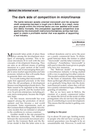 The dark side of competition in microfinance