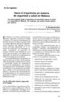 Hacia el tripartismo en materia de seguridad y salud en Malasia