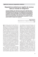 Négociations collectives et égalité de revenus dans un monde en intégration