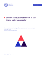 Decent and sustainable work in the inland waterways sector: report for the Technical Meeting on Decent and Sustainable Work in the Inland Waterways Sector (Geneva, 20–24 November 2023)