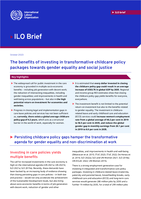The benefits of investing in transformative childcare policy packages towards gender equality and social justice