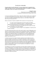 Travail, droit et "informalité"